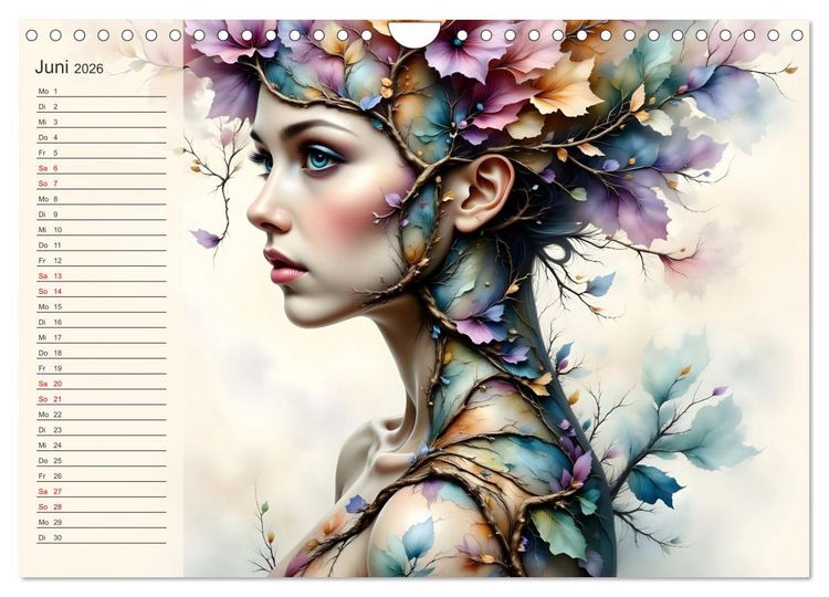 Produktbild: Waldgeborene Eleganz (Wandkalender 2026 DIN A4 quer), CALVENDO Monatskalender
