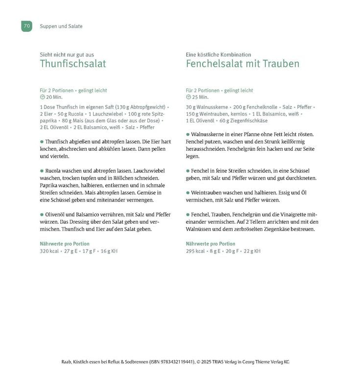 Produktbild: K&ouml;stlich essen Reflux und Sodbrennen