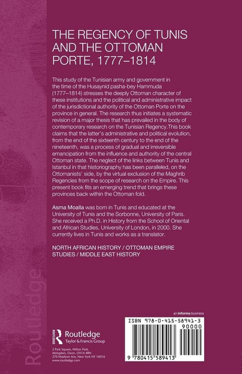 Produktbild: The Regency of Tunis and the Ottoman Porte, 1777-1814