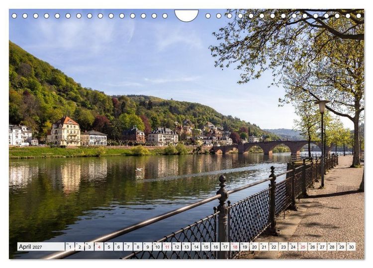 Produktbild: Heidelberg - Die romantische Stadt am Fluss (Wandkalender 2027 DIN A4 quer), CALVENDO Monatskalender