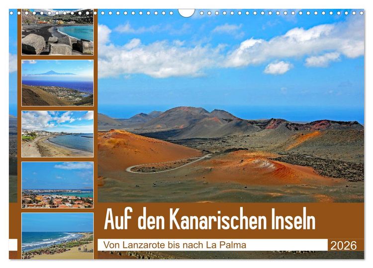 Produktbild: Auf den Kanarischen Inseln (Wandkalender 2026 DIN A3 quer), CALVENDO Monatskalender