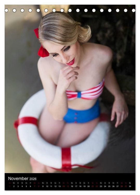 Produktbild: Schiff Ahoi - Swiss Sailor Babes (Tischkalender 2026 DIN A5 hoch), CALVENDO Monatskalender