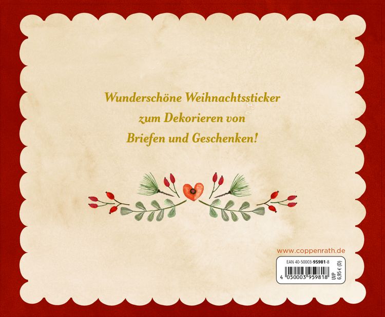 Produktbild: Stickerbuch &ndash; Zauberhafte Weihnachtssticker