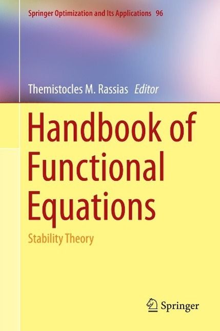 Produktbild: Handbook of Functional Equations