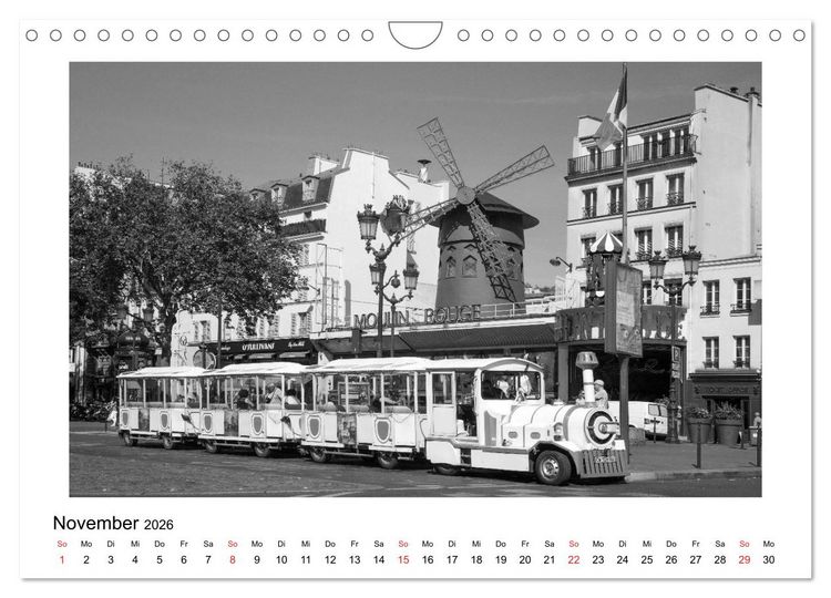 Produktbild: Paris vive la m&eacute;tropole (Wandkalender 2026 DIN A4 quer), CALVENDO Monatskalender