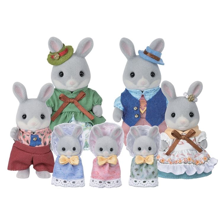 Produktbild: Sylvanian Families 5863 - Waldkaninchen Familie Festtagsset, 40. Jubil&auml;um