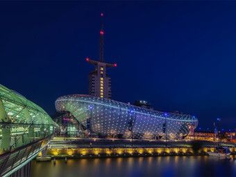 Produktbild: CALVENDO Puzzle Havenwelten mit Klimahaus - Bremerhaven | 1000 Teile Lege-Gr&ouml;&szlig;e 64x48cm Foto-Puzzle f&uuml;r gl&uuml;ckliche Stunden
