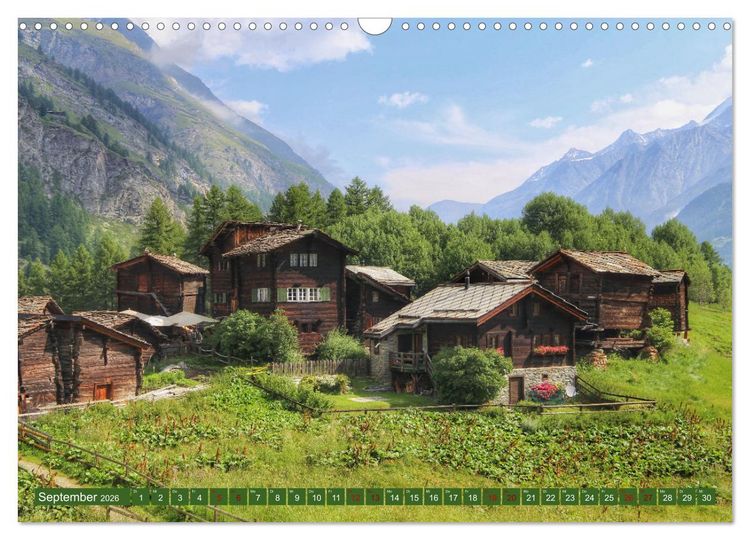 Produktbild: Bergwelt Zermatt (Wandkalender 2026 DIN A3 quer), CALVENDO Monatskalender