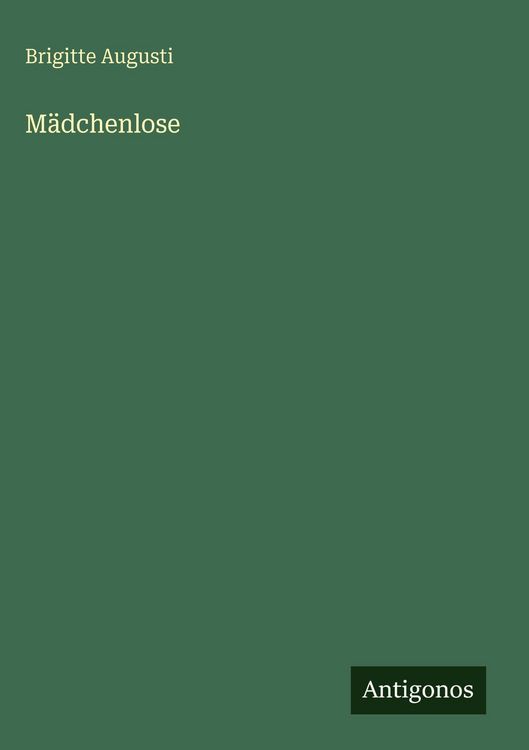 Produktbild: M&auml;dchenlose