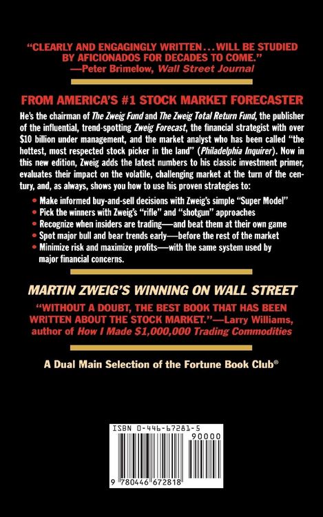 Produktbild: Martin Zweig Winning on Wall Street