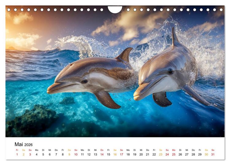 Produktbild: Tiere in ihrer Welt (Wandkalender 2026 DIN A4 quer), CALVENDO Monatskalender