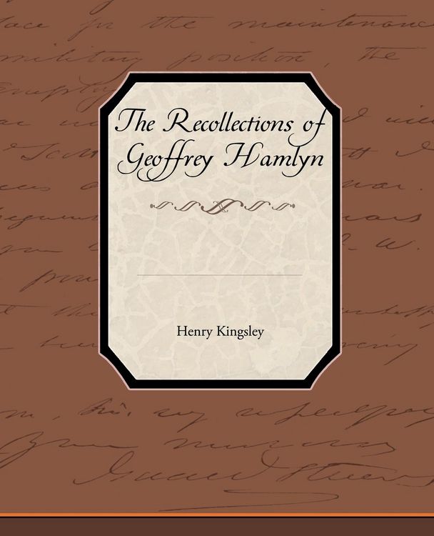 Produktbild: The Recollections of Geoffrey Hamlyn
