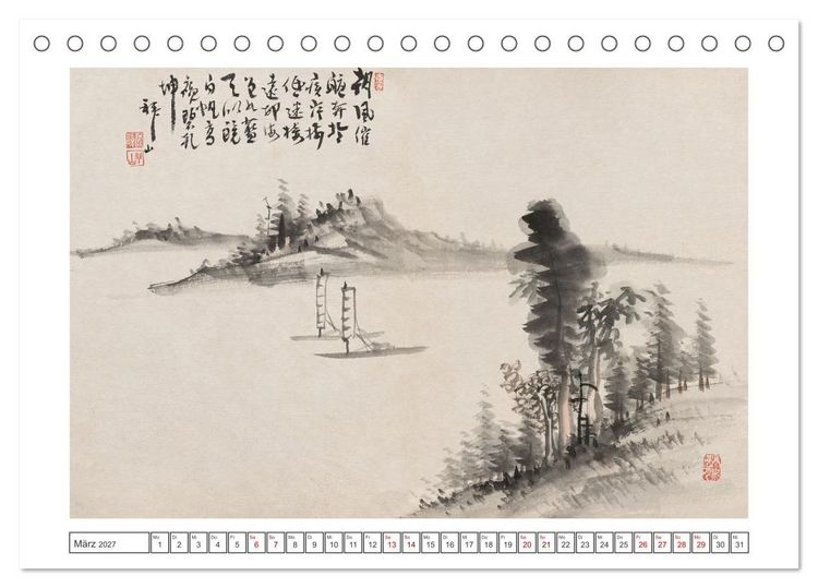 Produktbild: Yoshitsugu Haizan (Tischkalender 2027 DIN A5 quer), CALVENDO Monatskalender