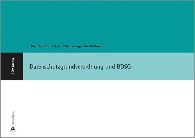 Produktbild: Datenschutzgrundverordnung und BDSG (E-Book, PDF)