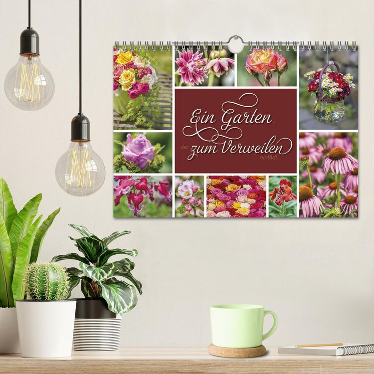 Produktbild: Ein Garten, der zum Verweilen einl&auml;dt (Wandkalender 2026 DIN A4 quer), CALVENDO Monatskalender