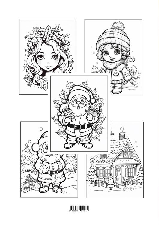 Produktbild: Ho-Ho-Ho! Weihnachtsfreude zum Ausmalen und Entdecken