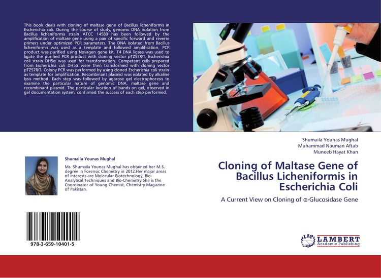 Produktbild: Cloning of Maltase Gene of Bacillus Licheniformis in Escherichia Coli