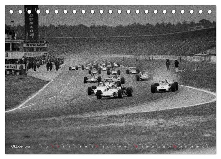 Produktbild: Formel - Rennfieber (Tischkalender 2026 DIN A5 quer), CALVENDO Monatskalender