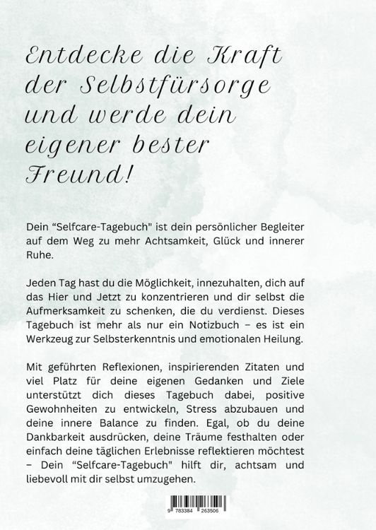 Produktbild: Selfcare Tagebuch