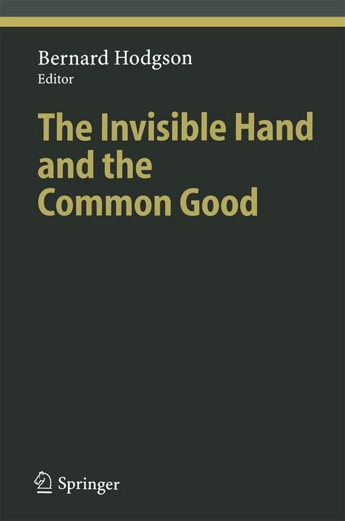 Produktbild: The Invisible Hand and the Common Good