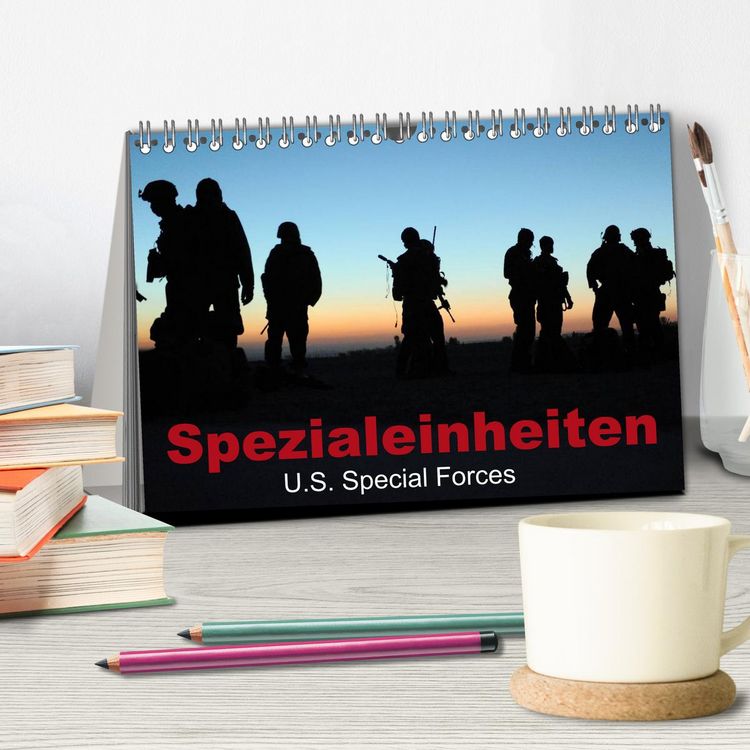 Produktbild: Spezialeinheiten &bull; U.S. Special Forces (Tischkalender 2026 DIN A5 quer), CALVENDO Monatskalender