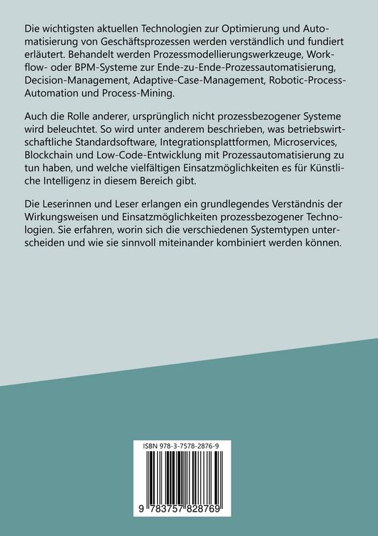 Produktbild: Technologien f&uuml;r Gesch&auml;ftsprozesse