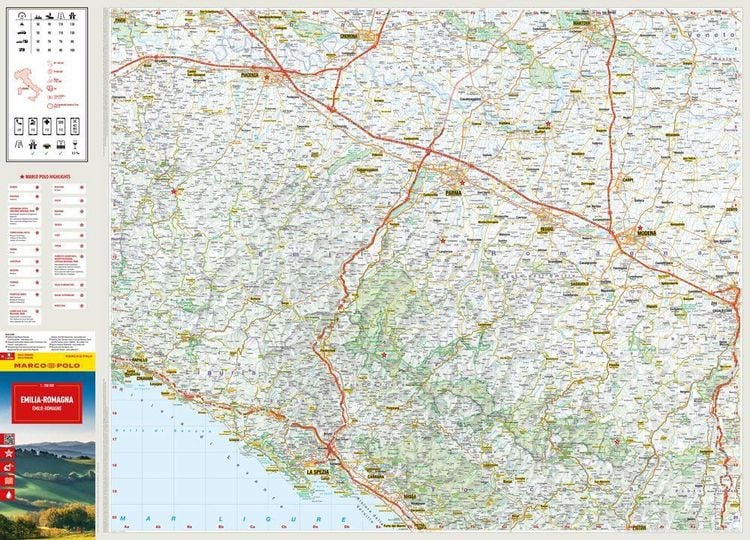 Produktbild: MARCO POLO Reisekarte Italien 06 Emilia Romagna 1:200.000