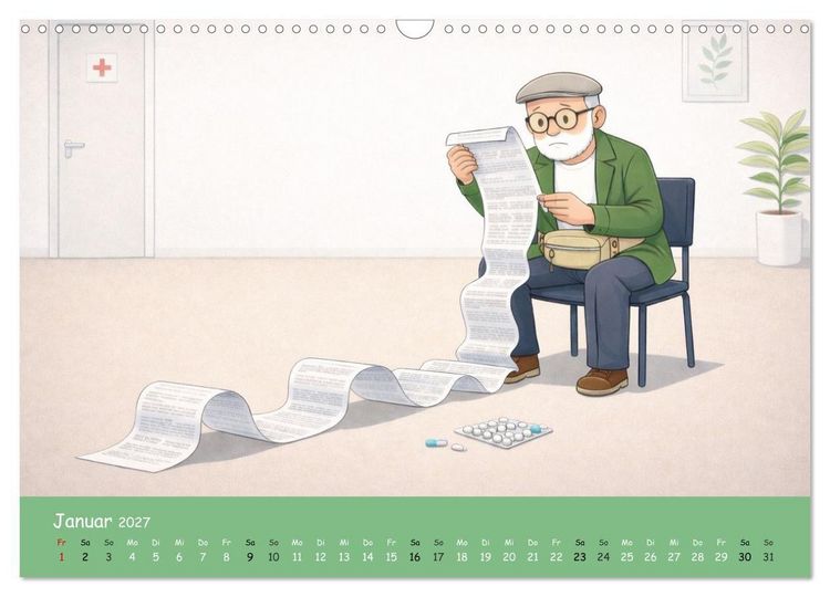 Produktbild: Ich bin noch nicht fertig - Opa Edition (Wandkalender 2027 DIN A3 quer), CALVENDO Monatskalender