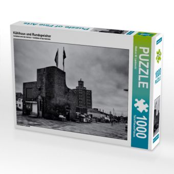 Produktbild: CALVENDO Puzzle K&uuml;hlhaus und Rundspeicher | 1000 Teile Lege-Gr&ouml;&szlig;e 64 &times; 48 cm Foto-Puzzle f&uuml;r gl&uuml;ckliche Stunden