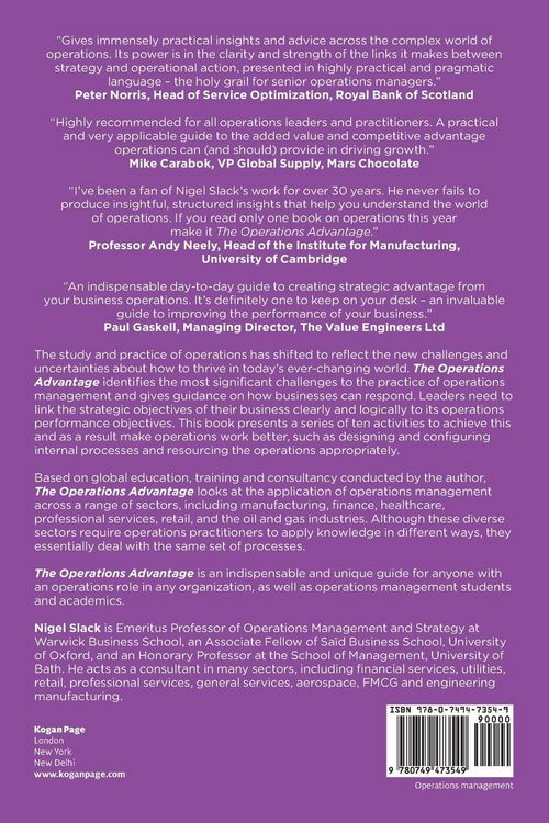 Produktbild: The Operations Advantage