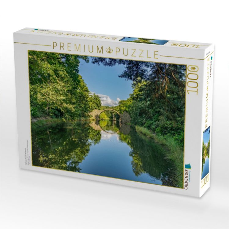 Produktbild: CALVENDO Puzzle Rakotz Br&uuml;cke Kromlau | 1000 Teile Lege-Gr&ouml;&szlig;e 64x48cm Foto-Puzzle f&uuml;r gl&uuml;ckliche Stunden