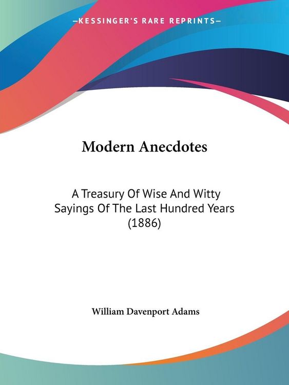 Produktbild: Modern Anecdotes