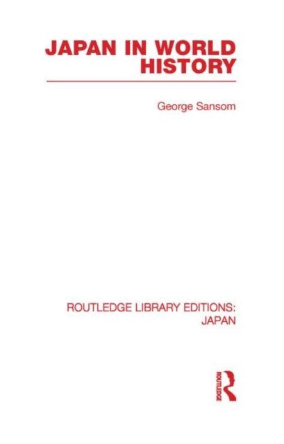 Produktbild: Sansom, S: Japan in World History