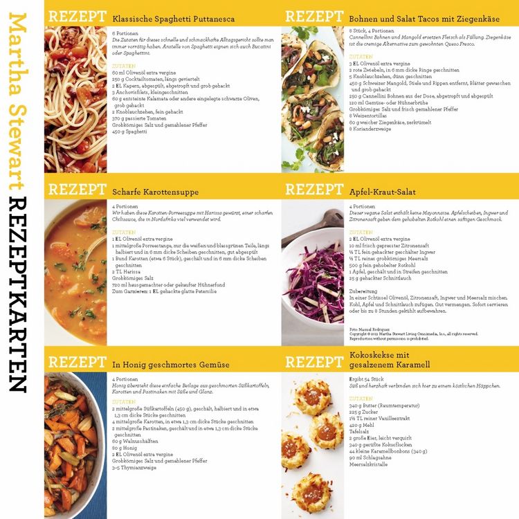 Produktbild: Martha Stewart's K&uuml;chenlatein, Brosch&uuml;renkalender 2013