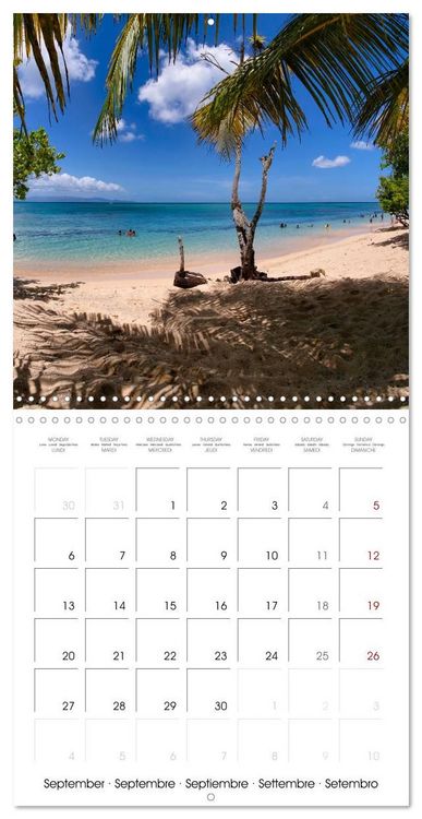 Produktbild: Guadeloupe - Une &icirc;le color&eacute;e des Cara&iuml;bes (Calendrier mural carr&eacute; 2027 30x30 cm) Calendrier double avec une page pour vos prises de notes