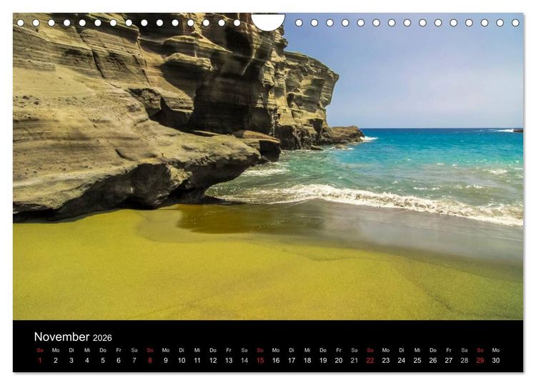 Produktbild: Colors of HAWAII (Wandkalender 2026 DIN A4 quer), CALVENDO Monatskalender