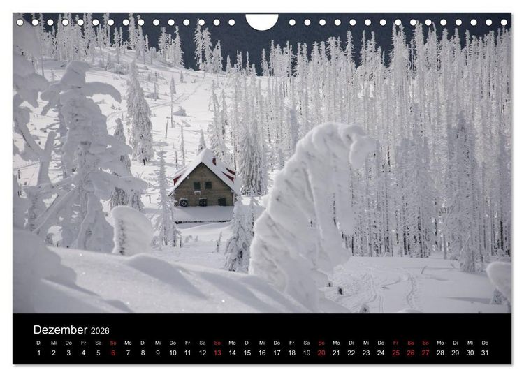 Produktbild: Bayerischer Wald - der Osten Bayerns (Wandkalender 2026 DIN A4 quer), CALVENDO Monatskalender