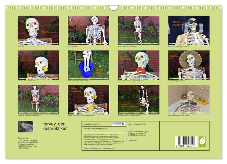 Produktbild: Harvey, der Heilpraktiker (Wandkalender 2026 DIN A3 quer), CALVENDO Monatskalender