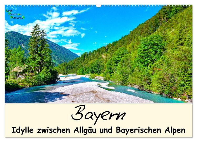 Produktbild: Bayern - Idylle zwischen Allg&auml;u und Bayerischen Alpen (Wandkalender 2026 DIN A2 quer), CALVENDO Monatskalender