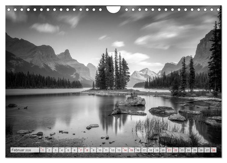 Produktbild: Monochrome Wonders (Wandkalender 2026 DIN A4 quer), CALVENDO Monatskalender