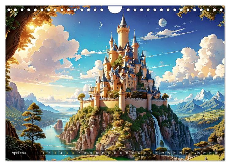 Produktbild: Reise in einer M&auml;rchenwelt (Wandkalender 2026 DIN A4 quer), CALVENDO Monatskalender