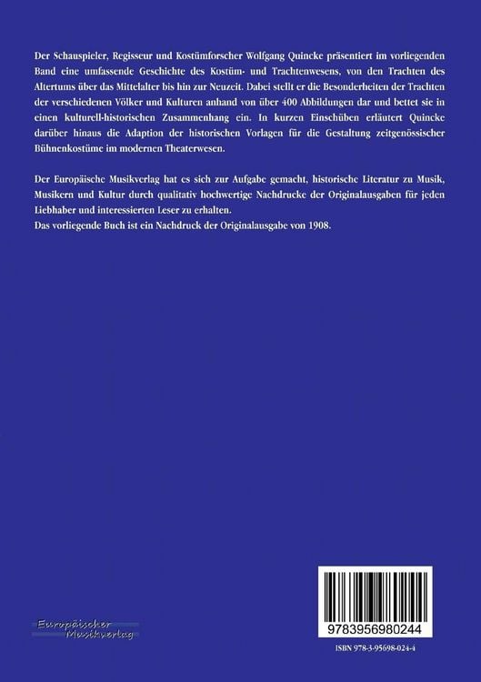 Produktbild: Handbuch der Kost&uuml;mkunde
