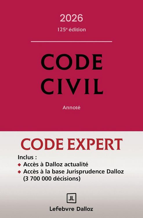 Produktbild: Code Civil (Edition 2026) (23e Edition)