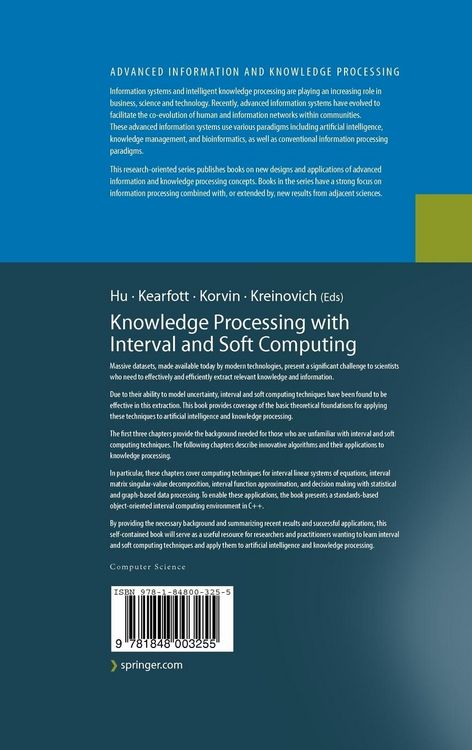 Produktbild: Knowledge Processing with Interval and Soft Computing