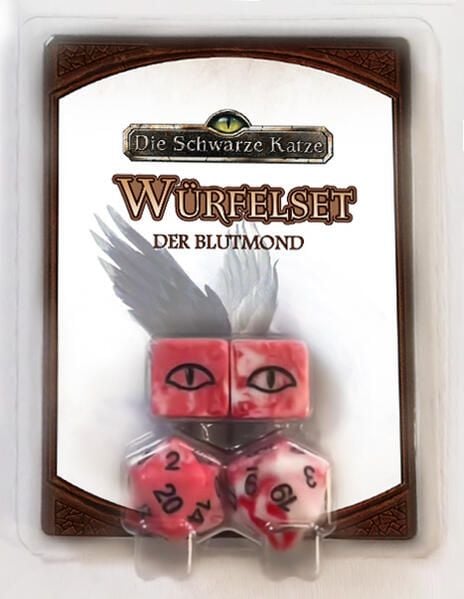 Produktbild: Die Schwarze Katze - W&uuml;rfelset - Der Blutmond