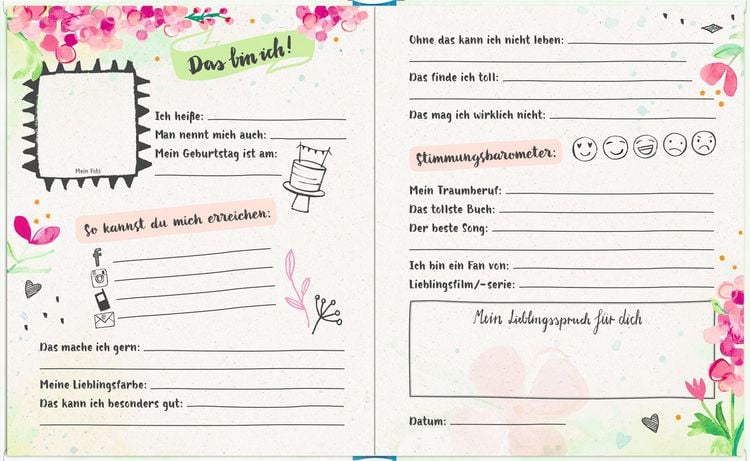 Produktbild: Freundebuch: Handlettering - Best friends