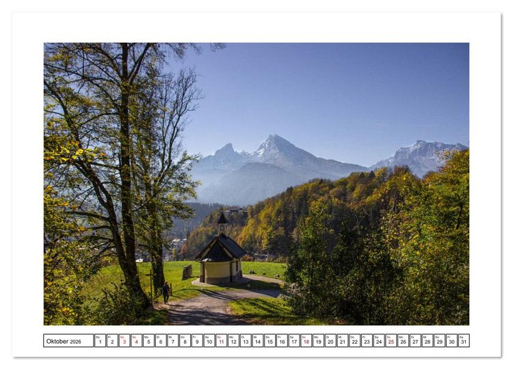 Produktbild: Sehnsuchtsorte im Berchtesgadener Land (Wandkalender 2026 DIN A3 quer), CALVENDO Monatskalender