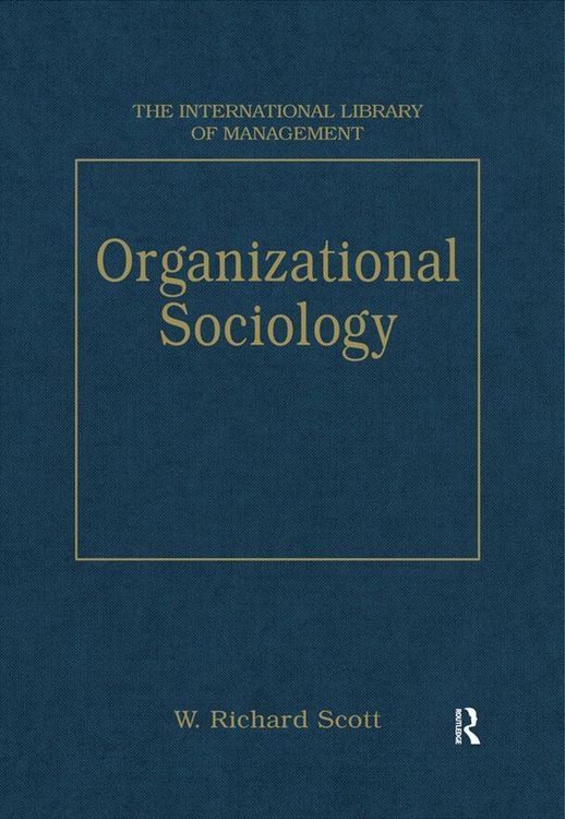 Produktbild: Organizational Sociology