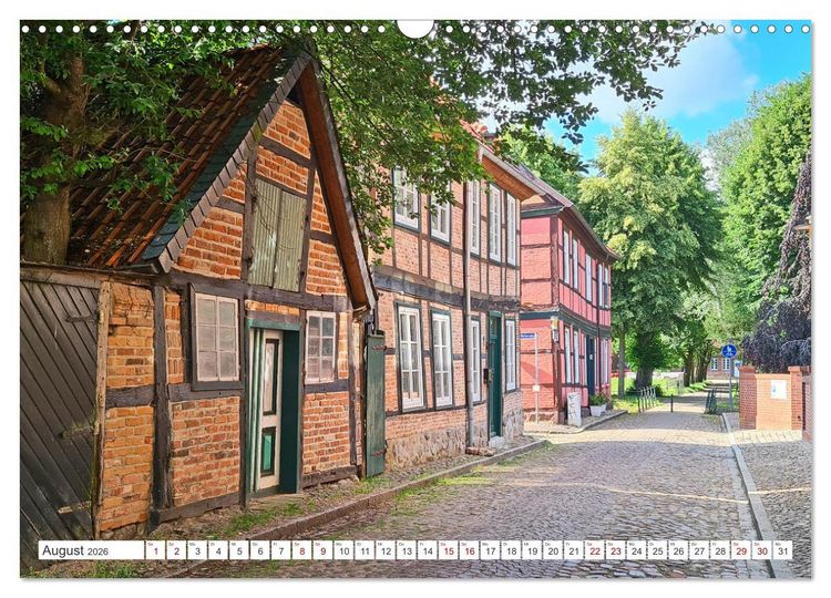 Produktbild: Boizenburg an der Elbe - Fliesenstadt im Dreil&auml;ndereck (Wandkalender 2026 DIN A3 quer), CALVENDO Monatskalender