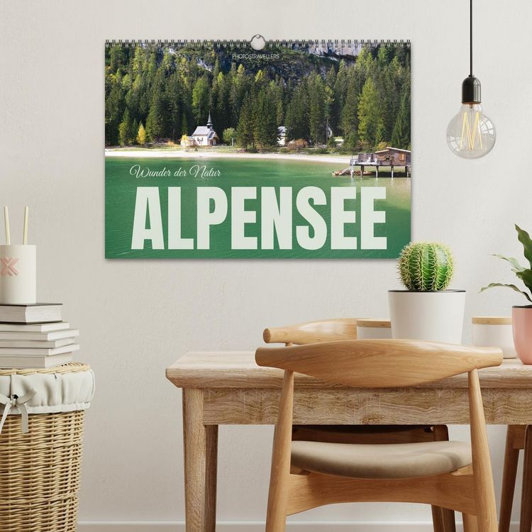 Produktbild: Alpensee - Wunder der Natur (Wandkalender 2026 DIN A3 quer), CALVENDO Monatskalender